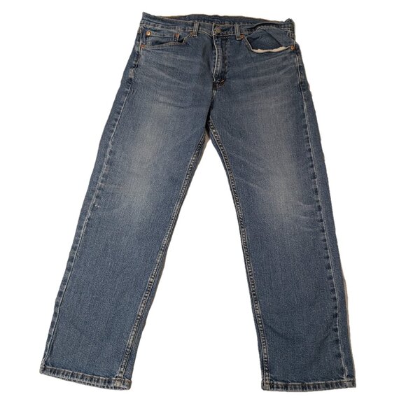 Levi's 505 Regular Fit Straight Jeans Men's Size 34 x 30 - Picture 1 of 15